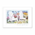 Serene Thoughts Thinking of You Card - White Unlined Fastick  Envelope